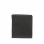 Geldbörse pocket 113 Black, Farbe: schwarz, Marke: Bree, EAN: 4038671117860, Abmessungen in cm: 11x12x2, Bild 1 von 2