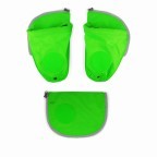 Sicherheitsset Pack Seitentaschen Zip-Set Grün, Farbe: grün/oliv, Marke: Ergobag, EAN: 4057081011100, Bild 1 von 6