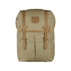 Rucksack No. 21 Medium Volumen 20 Liter Sand, Farbe: taupe/khaki, Marke: Fjällräven, EAN: 7323450014872, Abmessungen in cm: 44x28x13, Bild 1 von 5