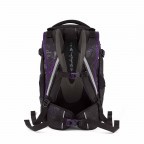 Rucksack Pack Purple Hibiskus, Farbe: schwarz, flieder/lila, Marke: Satch, EAN: 4057081023516, Abmessungen in cm: 30x45x22, Bild 4 von 14