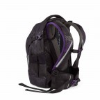 Rucksack Pack Purple Hibiskus, Farbe: schwarz, flieder/lila, Marke: Satch, EAN: 4057081023516, Abmessungen in cm: 30x45x22, Bild 3 von 14