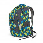 Rucksack Pack Chaka Curbs, Farbe: anthrazit, blau/petrol, grün/oliv, Marke: Satch, EAN: 4057081005192, Abmessungen in cm: 30x45x22, Bild 2 von 17