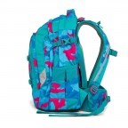 Rucksack Pack Caribic Camouflage Pink, Farbe: blau/petrol, rot/weinrot, Marke: Satch, EAN: 4057081005185, Abmessungen in cm: 30x45x22, Bild 3 von 17