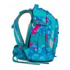 Rucksack Pack Caribic Camouflage Pink, Farbe: blau/petrol, rot/weinrot, Marke: Satch, EAN: 4057081005185, Abmessungen in cm: 30x45x22, Bild 7 von 17