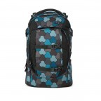 Rucksack Pack Ocean Flow Blau Graue Punk, Farbe: anthrazit, blau/petrol, Marke: Satch, EAN: 4057081012480, Abmessungen in cm: 30x45x22, Bild 1 von 14