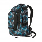 Rucksack Pack Ocean Flow Blau Graue Punk, Farbe: anthrazit, blau/petrol, Marke: Satch, EAN: 4057081012480, Abmessungen in cm: 30x45x22, Bild 2 von 14