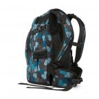 Rucksack Pack Ocean Flow Blau Graue Punk, Farbe: anthrazit, blau/petrol, Marke: Satch, EAN: 4057081012480, Abmessungen in cm: 30x45x22, Bild 3 von 14