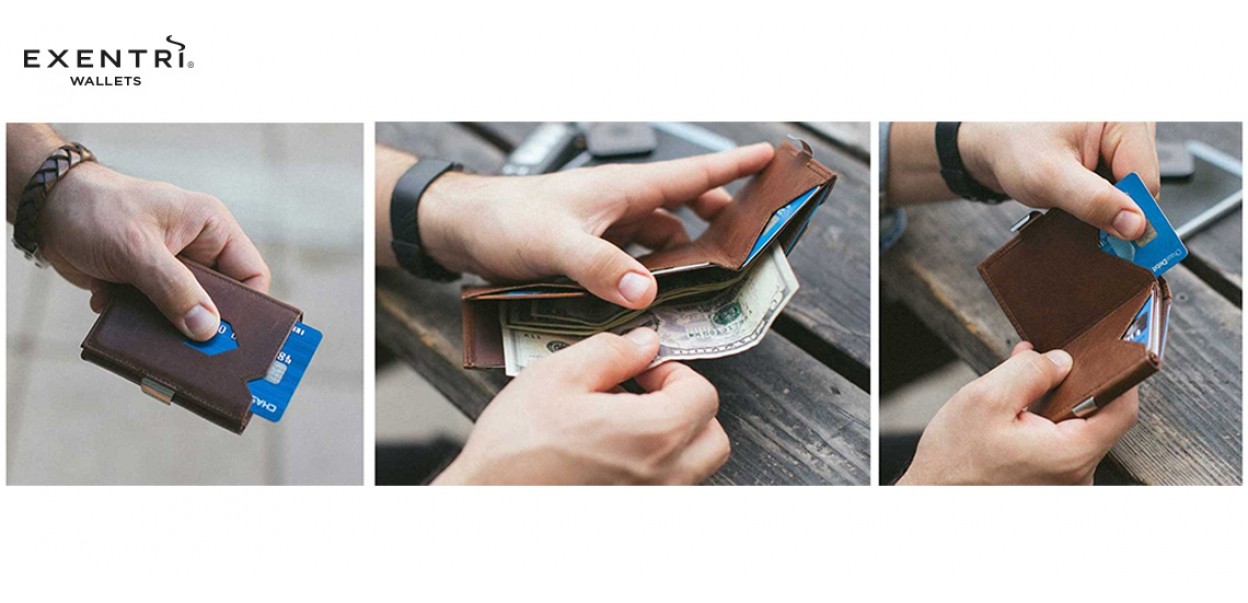 Exentri Wallets - Collage